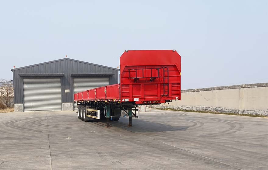 华梁天鸿牌13米34.2吨3轴自卸半挂车(LJN9403Z)