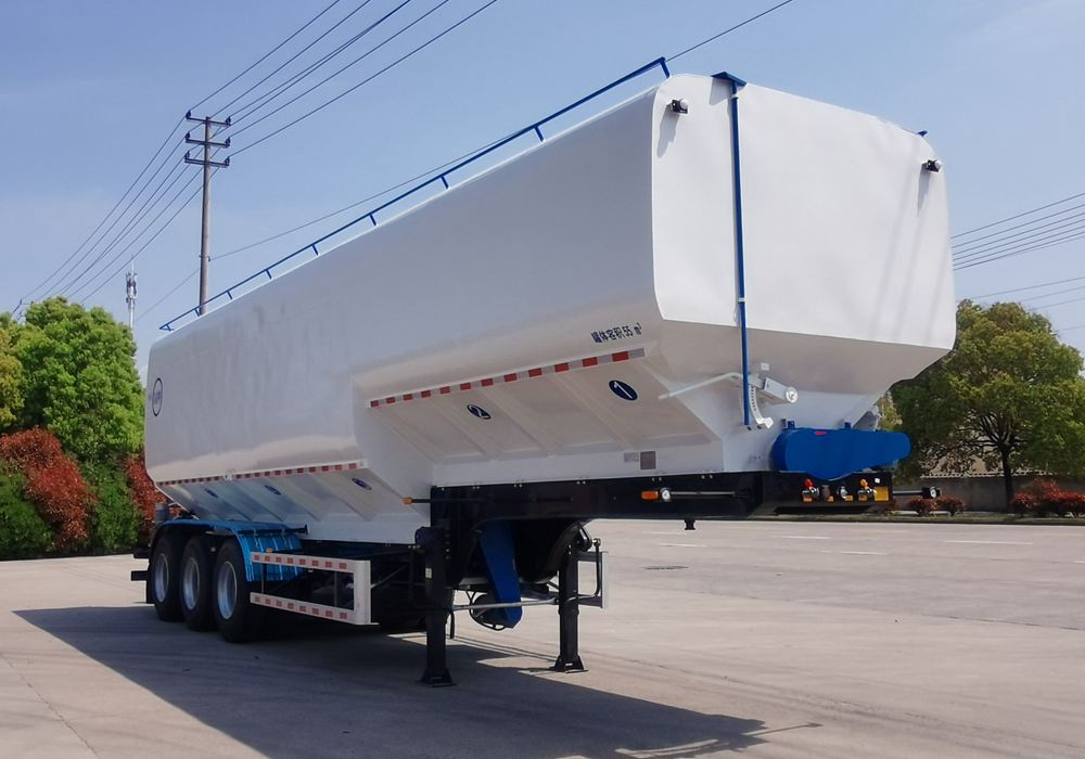 英创斐得牌11.6米29.7吨3轴散装饲料运输半挂车(DCA9400ZSLB560)