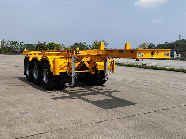 南骏牌8.5米32.7吨3轴集装箱运输半挂车(NJP9370TJZ)