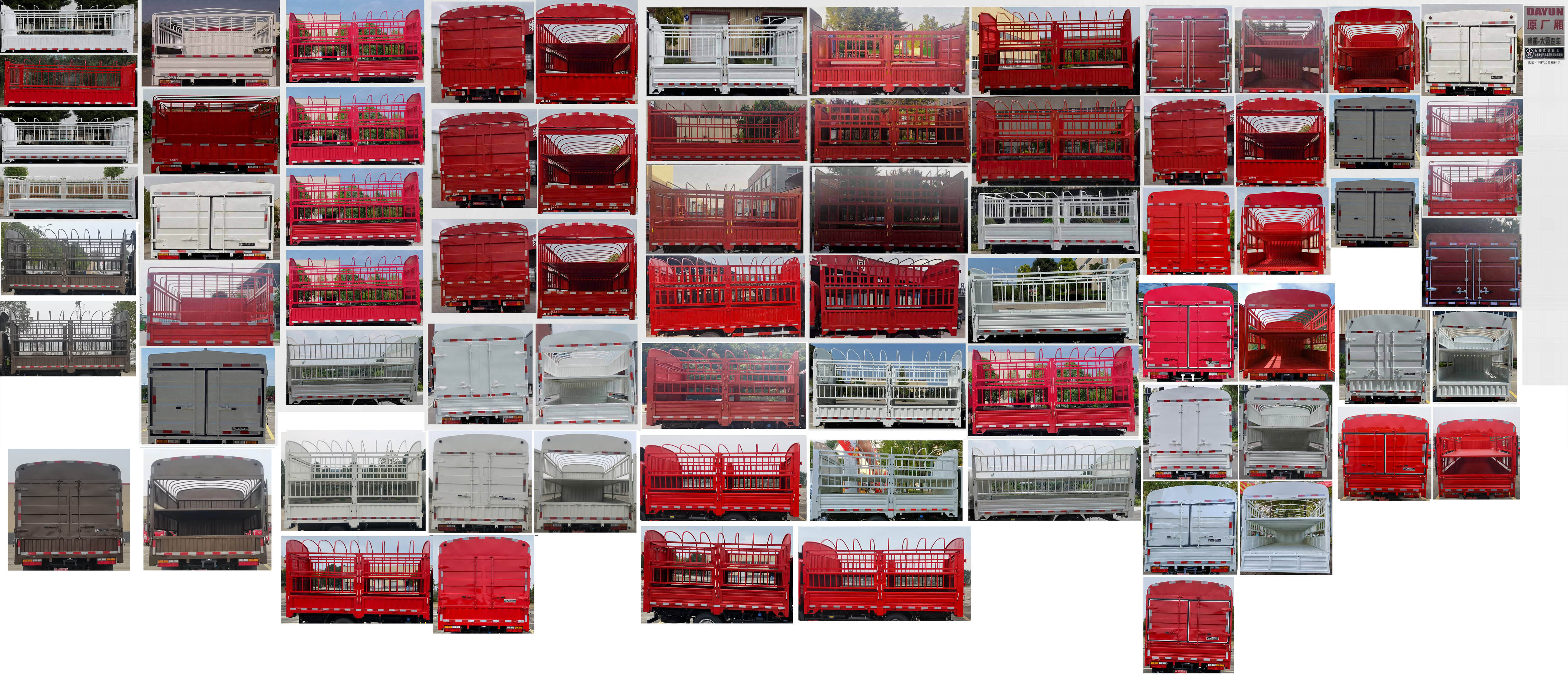 大運(yùn)牌CGC5041CCYBBEV633純電動(dòng)倉柵式運(yùn)輸車公告圖片