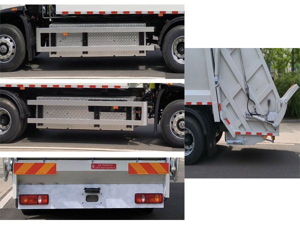 亞潔牌BQJ5180ZYSDFBEV純電動(dòng)壓縮式垃圾車公告圖片