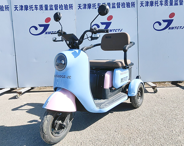 美时达牌MSD500DQZ-2C电动正三轮轻便摩托车图片