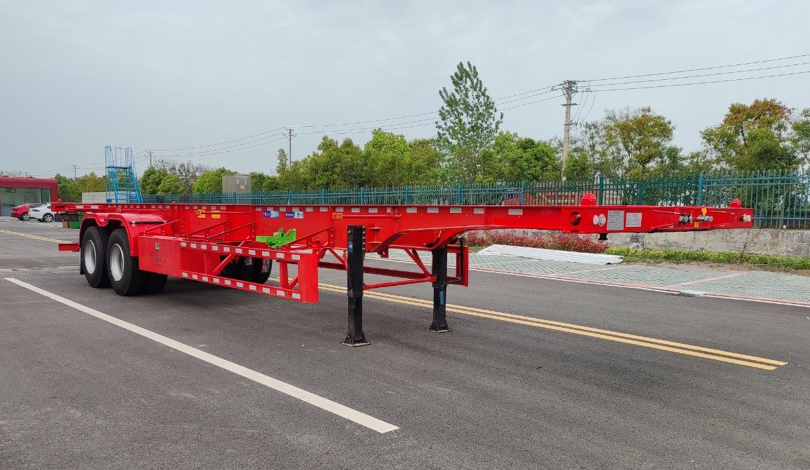中振汉江牌12.4米30.9吨2轴集装箱运输半挂车(HJZ9354TJZ)