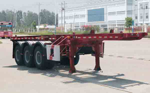 华威驰乐牌8.5米35吨3轴集装箱运输半挂车(SGZ9402TJZ)