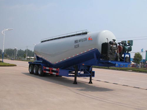 华威驰乐牌12.7米29.5吨3轴低密度粉粒物料运输半挂车(SGZ9407GFL)