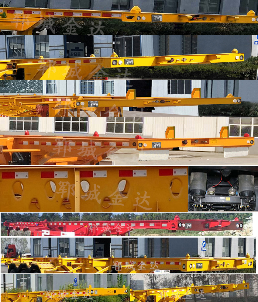 梁郓牌SLY9380TJZ集装箱运输半挂车公告图片