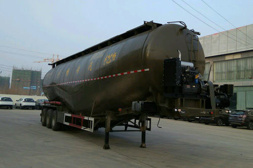 宇畅牌13.7米28.8吨3轴低密度粉粒物料运输半挂车(YCH9402GFL)