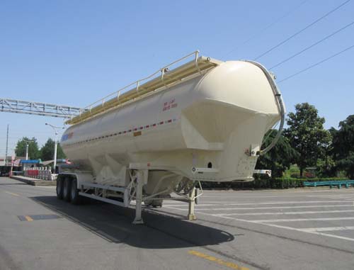 通华牌13米33吨3轴低密度粉粒物料运输半挂车(THT9404GFLD)