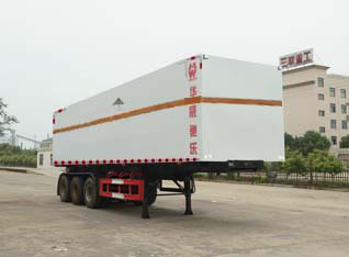 华威驰乐牌8.9米32吨3轴杂项危险物品厢式运输半挂车(SGZ9400XZW)