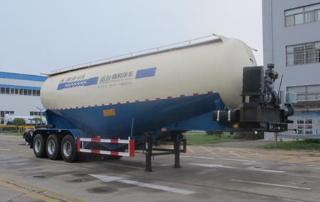 盛润牌10.3米31.7吨3轴中密度粉粒物料运输半挂车(SKW9403GFLZ)
