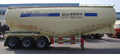盛润牌SKW9403GFLZ中密度粉粒物料运输半挂车公告图片