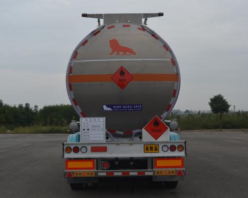 欧曼牌HFV9409GRYA铝合金易燃液体罐式运输半挂车公告图片