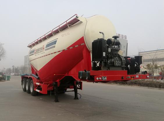 杨嘉牌9.5米32.1吨3轴中密度粉粒物料运输半挂车(LHL9403GFL1)