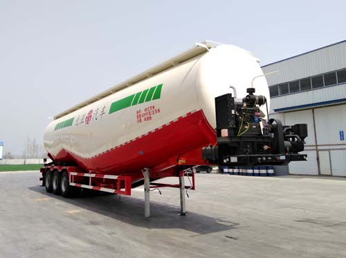 光亚通达牌13.8米28.8吨3轴低密度粉粒物料运输半挂车(JGY9400GFL)