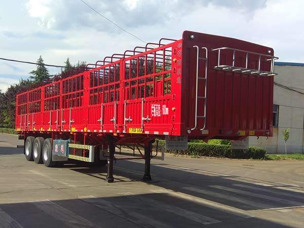 骏通牌13米31.4吨3轴仓栅式运输半挂车(JF9407CCYK)