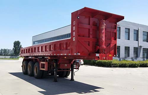 鲁旭达牌10.5米31.8吨3轴自卸半挂车(LZC9400ZHX)