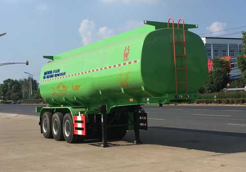 华威驰乐牌9.5米31.4吨3轴普通液体运输半挂车(SGZ9400GPG)