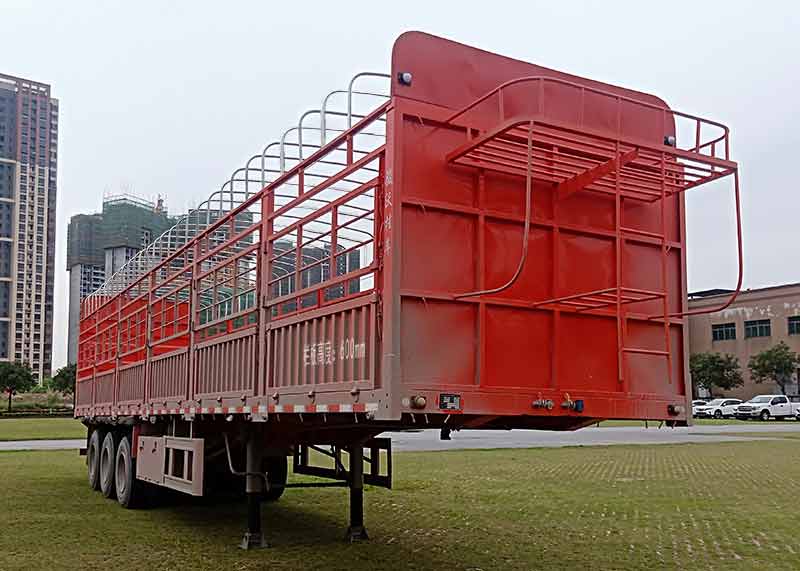 代强牌13米33.7吨3轴仓栅式运输半挂车(GJW9400CCY)