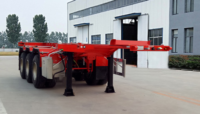 鲁畅达牌9米35.5吨3轴集装箱运输半挂车(LCD9400TJZ20)