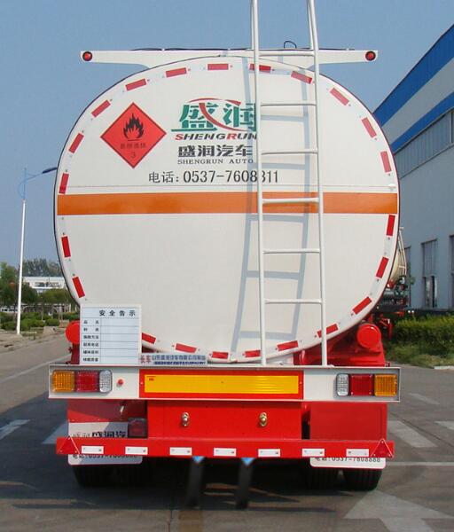 盛润牌SKW9403GRYT易燃液体罐式运输半挂车公告图片