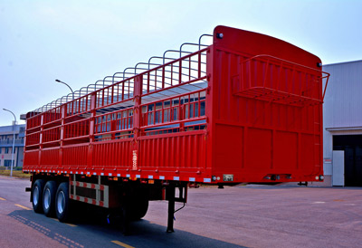 九州华川牌11.5米34.3吨3轴仓栅式运输半挂车(YND9401CCY)