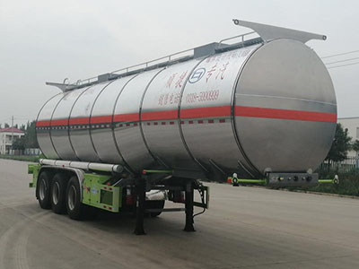 川腾牌11米31.6吨3轴毒性和感染性物品罐式运输半挂车(HBS9400GDG)