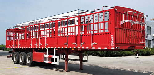 昌源安得利牌13米33.8吨3轴仓栅式运输半挂车(HYB9401CCY)