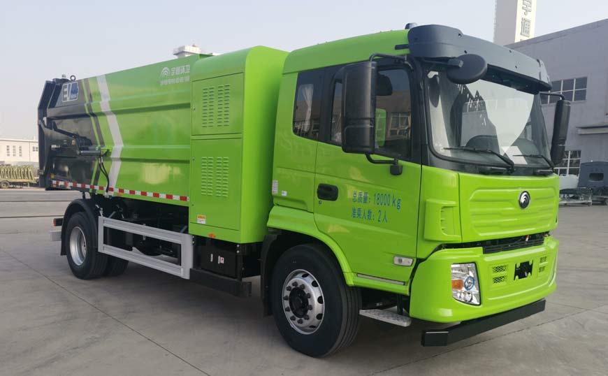宇通牌YTZ5180ZLJD0BEV纯电动自卸式垃圾车图片