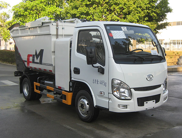 福龍馬牌FLM5040ZZZNJBEVH純電動(dòng)自裝卸式垃圾車(chē)公告圖片