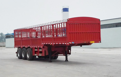 辰陆牌11.5米34吨3轴仓栅式运输半挂车(LJT9402CCYE)
