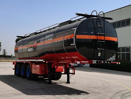 盛润牌10.3米32.1吨3轴易燃液体罐式运输半挂车(SKW9400GRYT35)