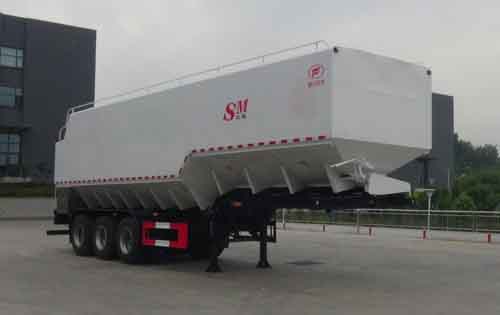 华通牌13米29吨3轴散装饲料运输半挂车(HCQ9401ZSL)