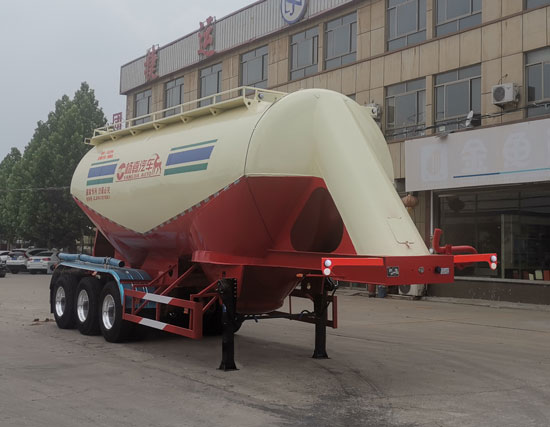 杨嘉牌10米33.5吨3轴中密度粉粒物料运输半挂车(LHL9401GFL3)