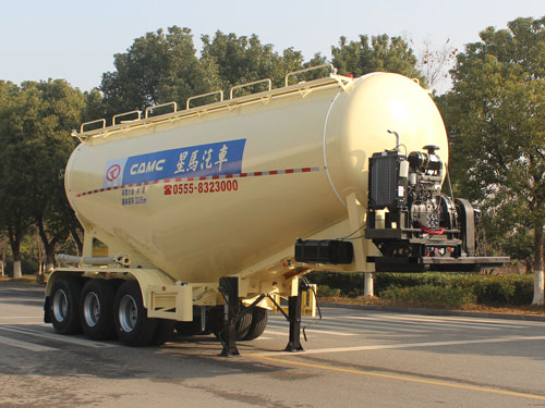 星马牌9.4米33.3吨3轴散装水泥运输半挂车(AH9401GSN3)