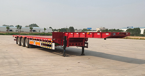 中基龙飞牌13.8米33.9吨3轴低平板半挂车(ZJA9400TDP)