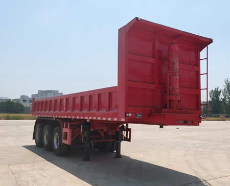 杰利鑫牌9.5米32.5吨3轴自卸半挂车(BCN9400ZHX)