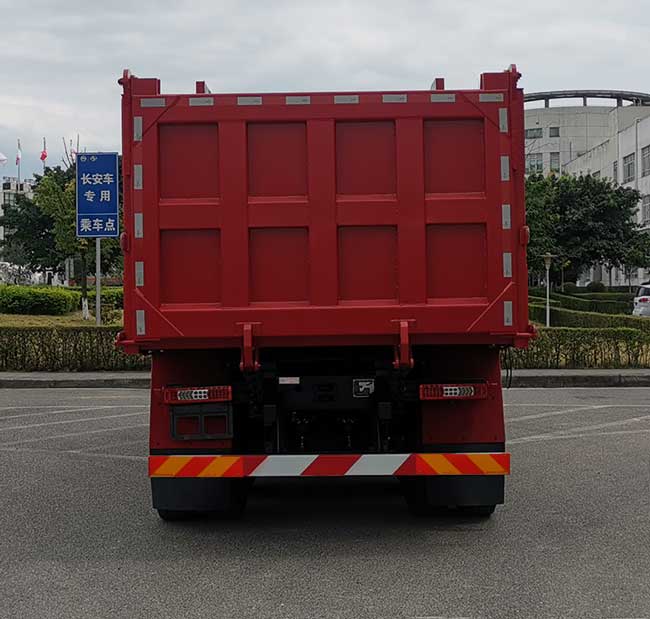 紅巖牌CQ5257ZLJED12404自卸式垃圾車公告圖片