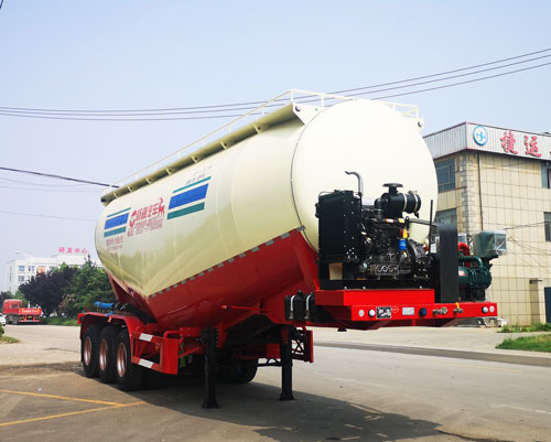 杨嘉牌10.4米32.3吨3轴中密度粉粒物料运输半挂车(LHL9409GFLB)