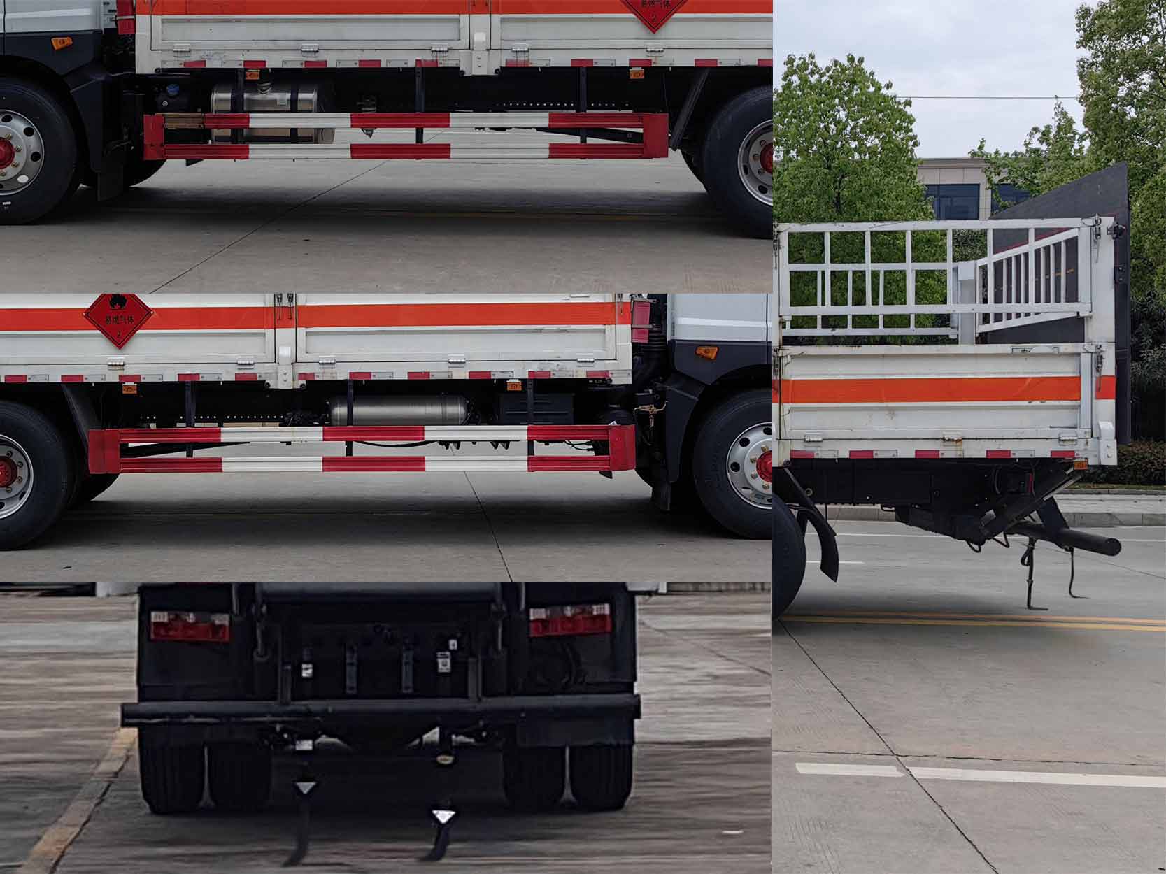 專威牌HTW5180TQPE6氣瓶運輸車公告圖片