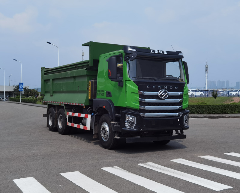 紅巖牌CQ5257ZLJEV09404自卸式垃圾車公告圖片
