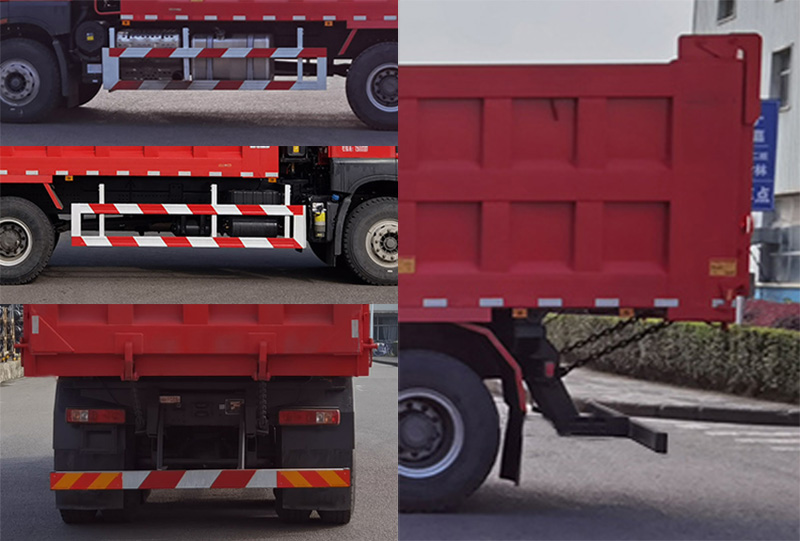 CQ3257SV11474 红岩牌420马力后双桥,后八轮柴油7.1米国六自卸汽车图片