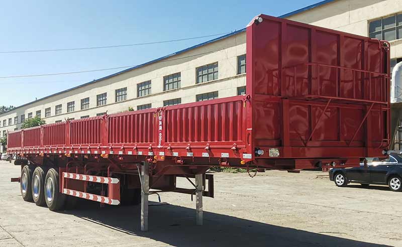 齐鲁中亚牌13米33.3吨3轴自卸半挂车(DEZ9401ZC)