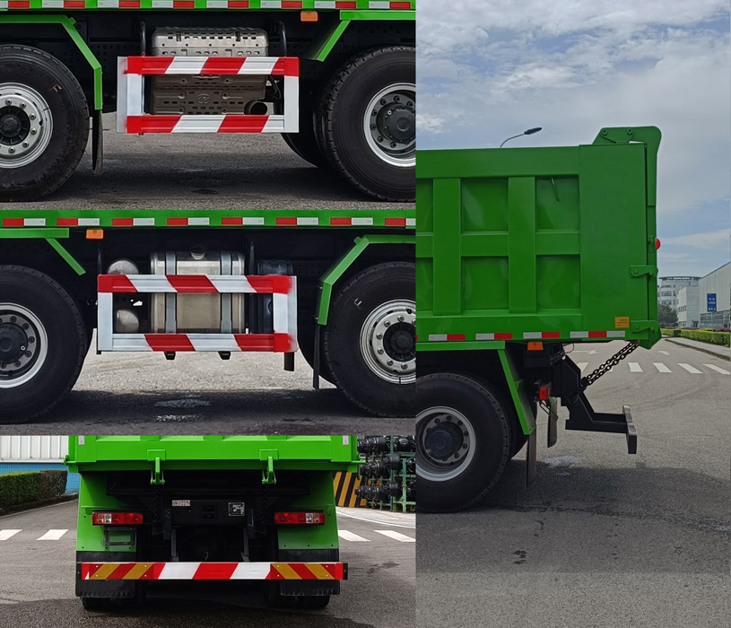 紅巖牌CQ5317ZLJEV09286自卸式垃圾車公告圖片