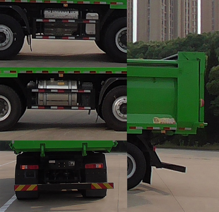 紅巖牌CQ5317ZLJEV09306自卸式垃圾車公告圖片