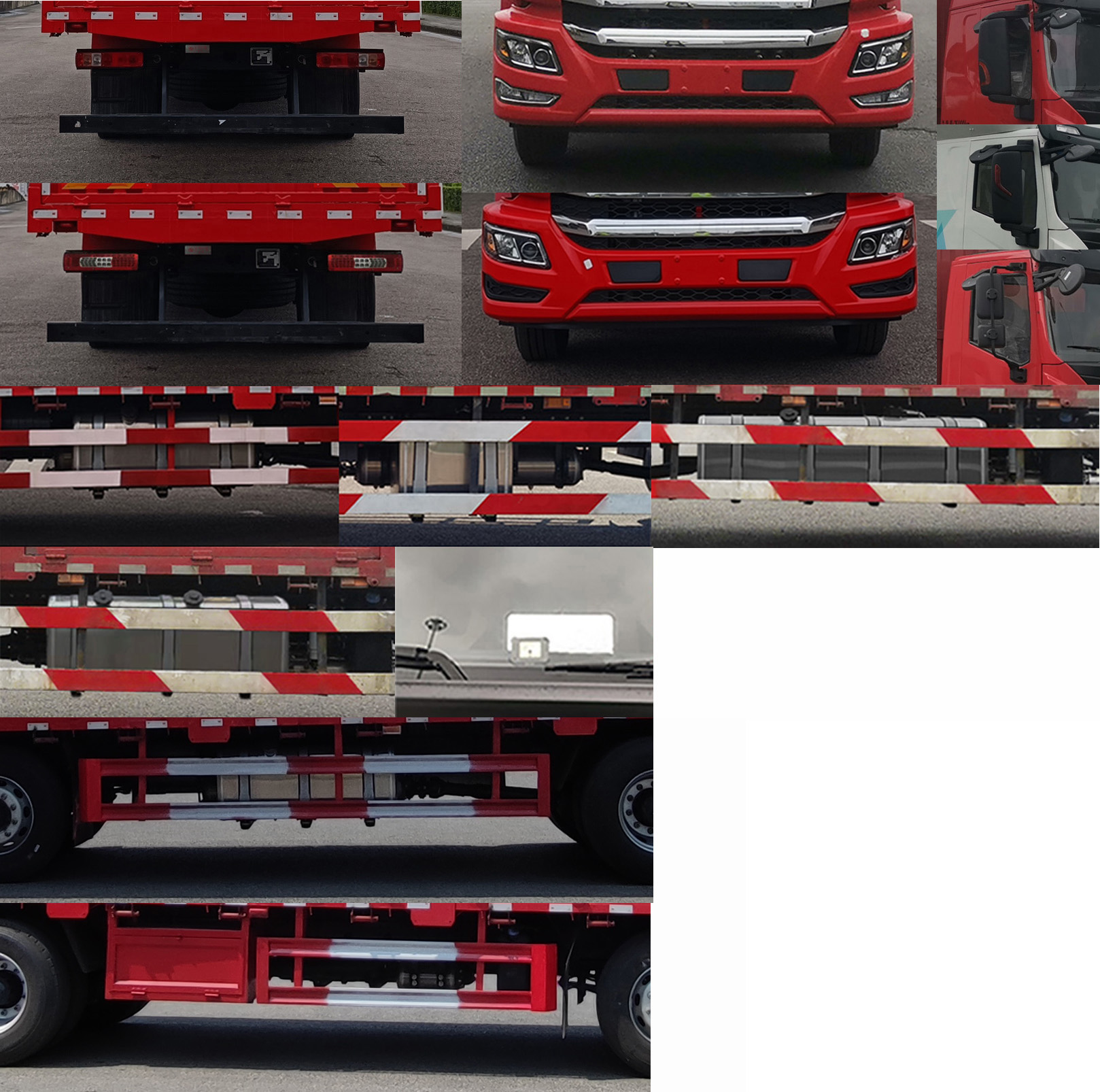 CQ1257EY08483J 红岩牌350马力前四后四(小三轴)柴油8米国六载货汽车图片