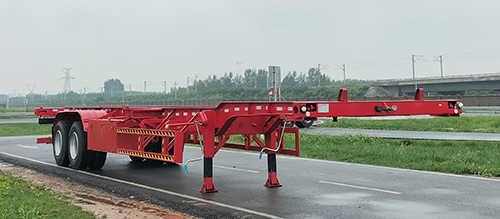 豫前通牌13米31.5吨2轴集装箱运输半挂车(HQJ9350TJZE)