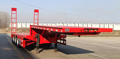 鲁犇牌10.5米32.7吨3轴低平板半挂车(TXL9380TDP)
