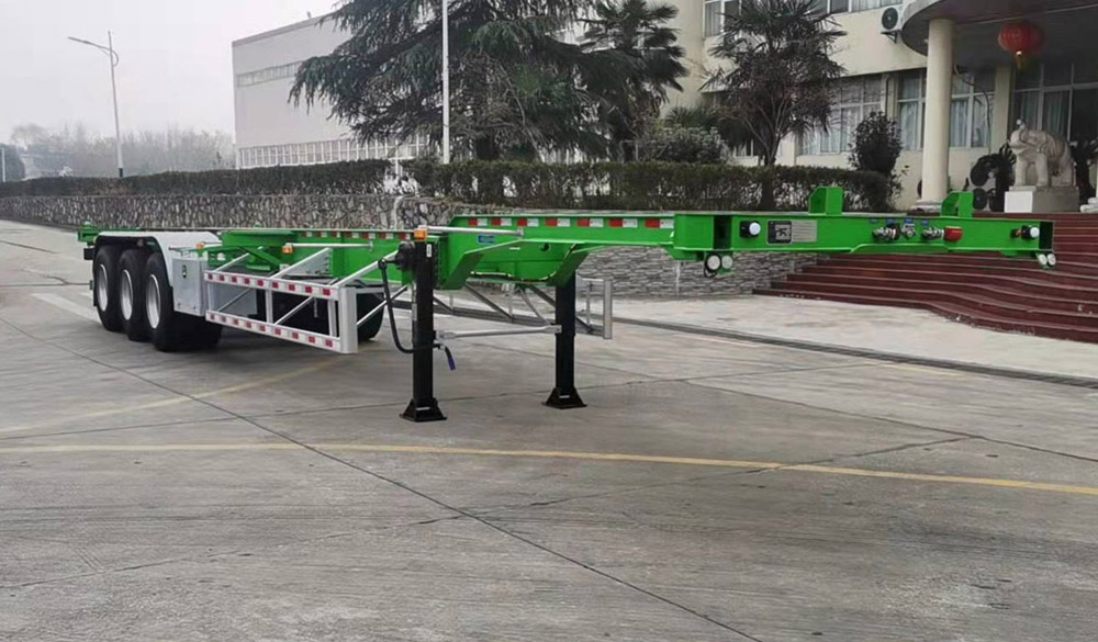 江淮扬天牌14米35.1吨3轴集装箱运输半挂车(CXQ9400TJZG45)