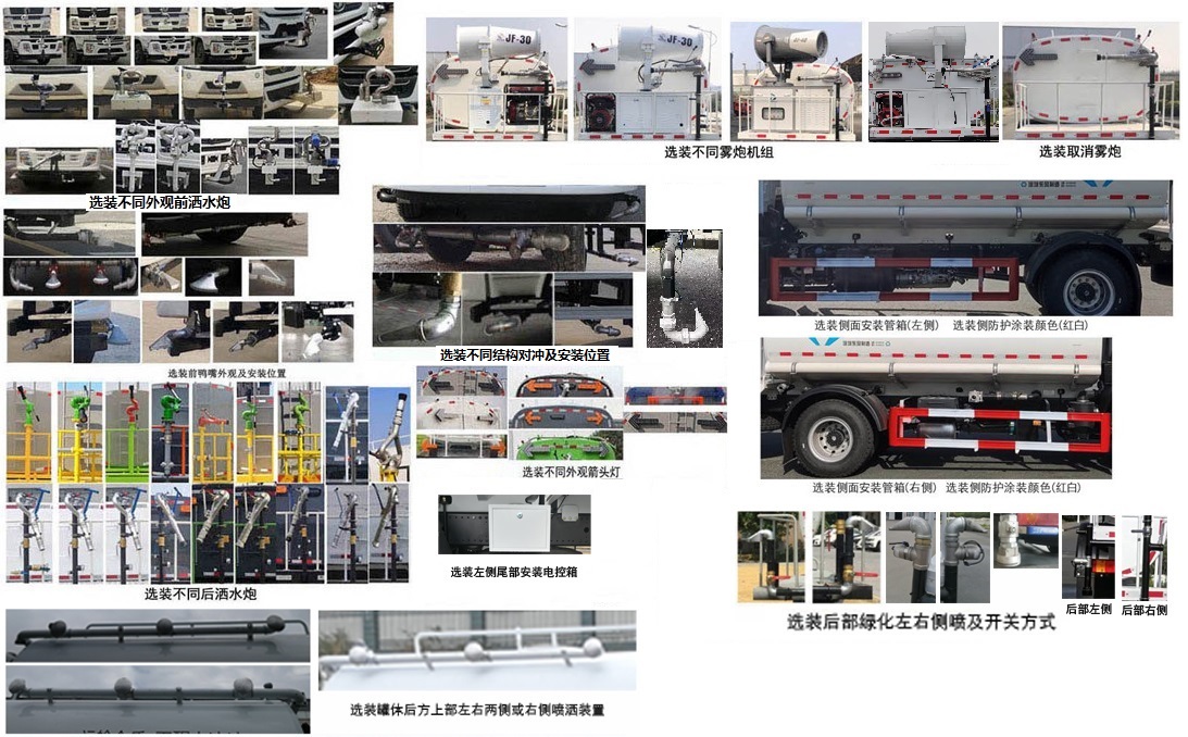 东风牌EQ5160GPSSEH6绿化喷洒车公告图片