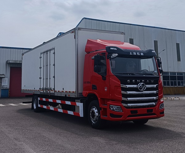 紅巖牌CQ5187XXYEY06711J廂式運(yùn)輸車公告圖片